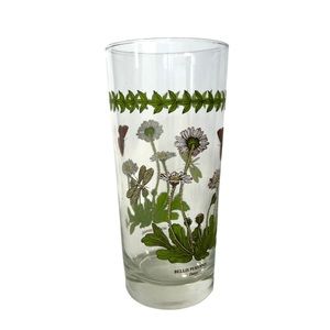 Vintage Printed Floral Drinking Glass